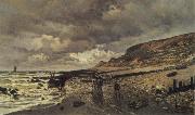 Claude Monet La Pointe de la Heve a Maree basse Sweden oil painting artist